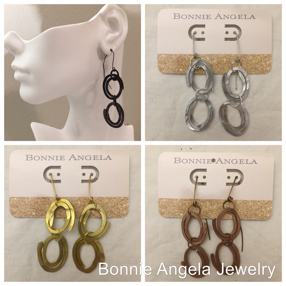 Small Ovals and Ovals Earrings